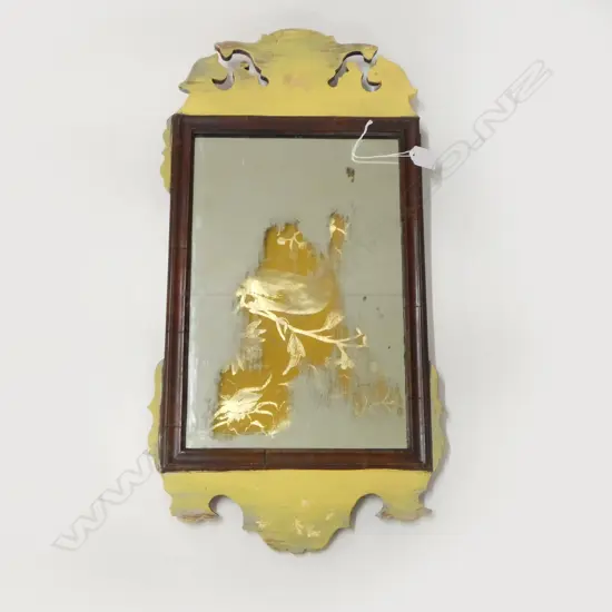 CHALK PAINTED REGENCY MIRROR