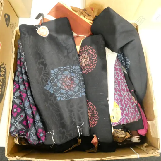 ASST JAPANESE NEW FABRIC LENGTHS SILK WOOL ETC