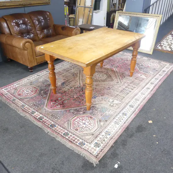 LG HAND KNOTTED ALL WOOL TURKISH SHIRAZ RUG 2930x2040mm