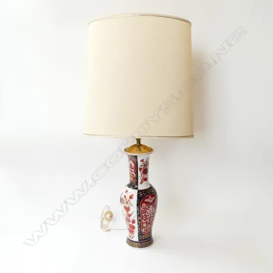 IMARI TABLE LAMP (FIXING NEEDS REPLACEMENT) H.800mm