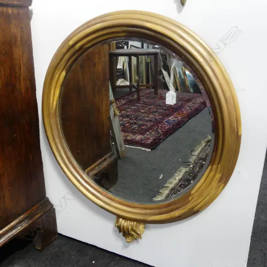 ROUND PAINTED MIRROR 690mm