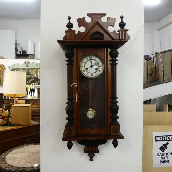 VINTAGE GINGERBREAD CLOCK H.940mm