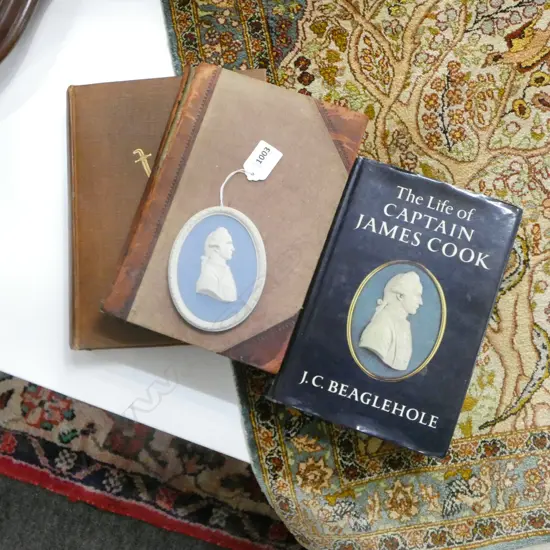 3 BOOKS; LIFE OF CAPTAIN COOK + CAMEO, STRAND MAGAZINE 1902, SEVEN PILLARS OF WISDOM T. E. LAWRENCE