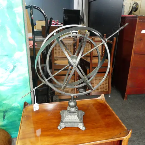 DECORATIVE METAL GYROSCOPE H.450mm
