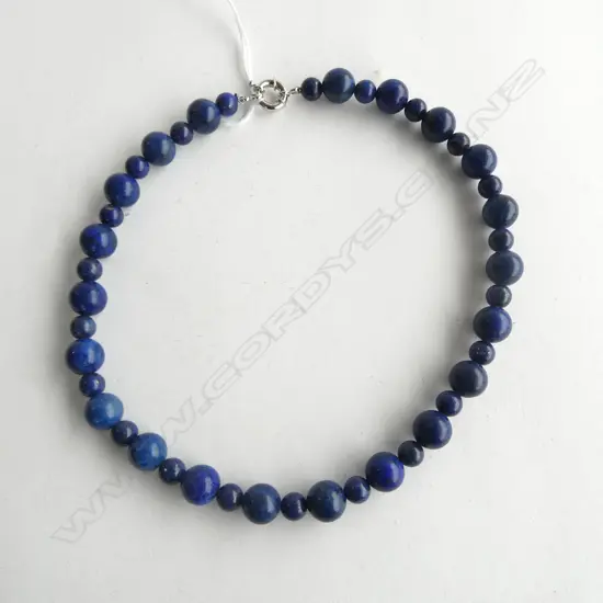 LAPIS LAZULI BEAD NECKLACE