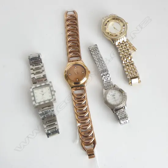 4 FASHION WRIST WATCHES