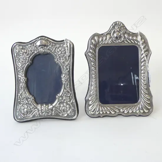 PR STG SILVER ORNATE PHOTO FRAMES, London 1987, 200 x 140/180 x 140mm