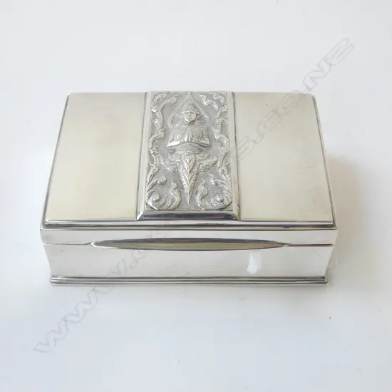 SIAM STERLING SILVER BOX W.105mm