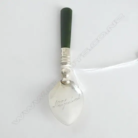S/S  GREENSTONE  JAM SPOON  NEW ZEALAND 