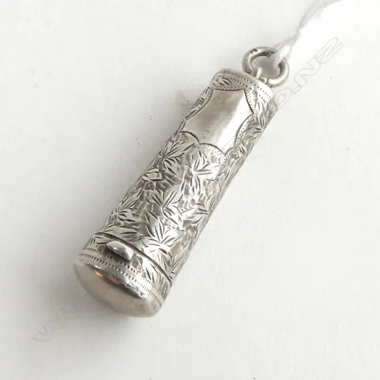 EDWARDIAN SILVER CIGARETTE HOLDER CASE (Case only) Birmingham 1904