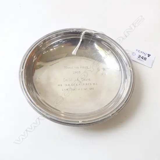 S/SILVER PRESENTATION DISH 175G