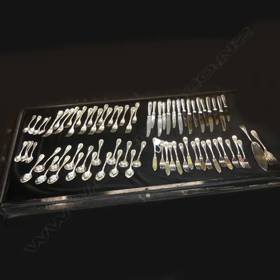 74 PCE CHRISTOFLE CUTLERY 8 PLACE SET...