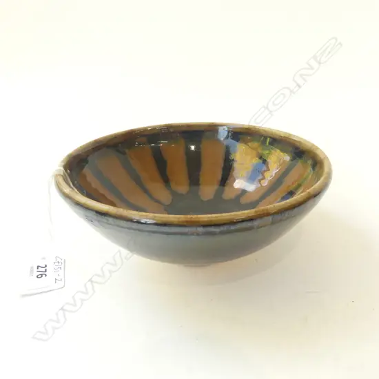 CHINESE CIZHOU RUSSET SPLASHED BACK BOWL, dia.140mm