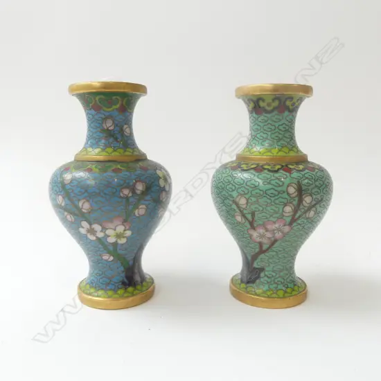 PR SMALL CLOISONNE VASES H.105mm