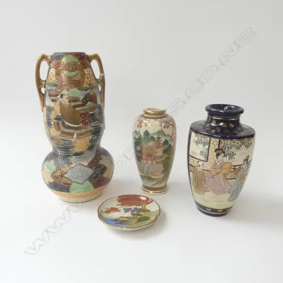 4 VARIOUS PCES. OF SATSUMA H.260mm