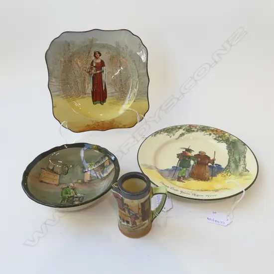 2 R/D COLLECTORS RACK PLATES SOUP BOWL & JUG H90MM