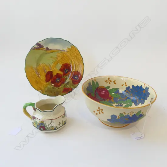 3 PCS RD BOWL DIA210 JUG H90 & POPPY RACK PLATE DIA 220MM