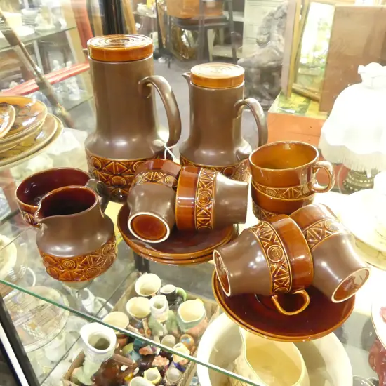 BESWICK MID CENTURY COFFEE SET COFFEE POT H220MM