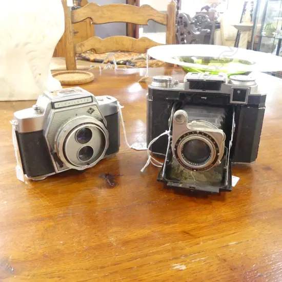 ZEISS IKON VINTAGE CAMERA L150 WITH FLEXILETTE VINTAGE CAMERA L130MM