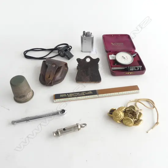 10 VINTAGE COLLECTABLES; MCMURDO LIGHTER H65MM ETC