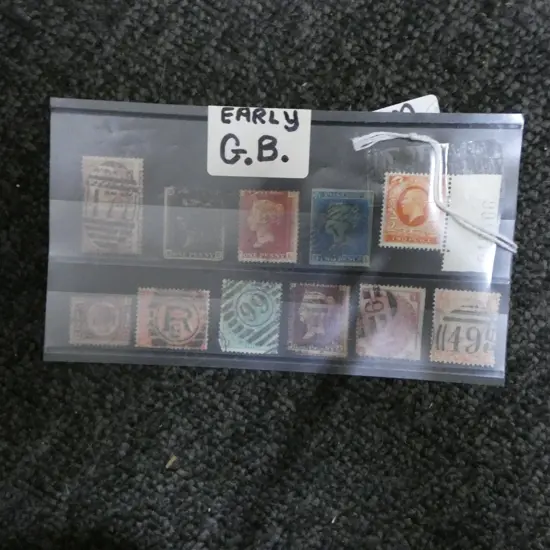 11 EARLY GREAT BRITAIN STAMPS