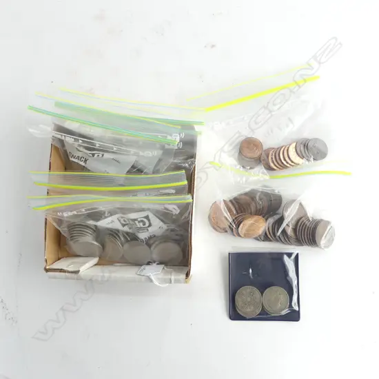 COLLECTION BRITISH COINAGE INCLDS; ONE PENNY 1901 -, FLORINS 1921-, HALF CROWNS ETC