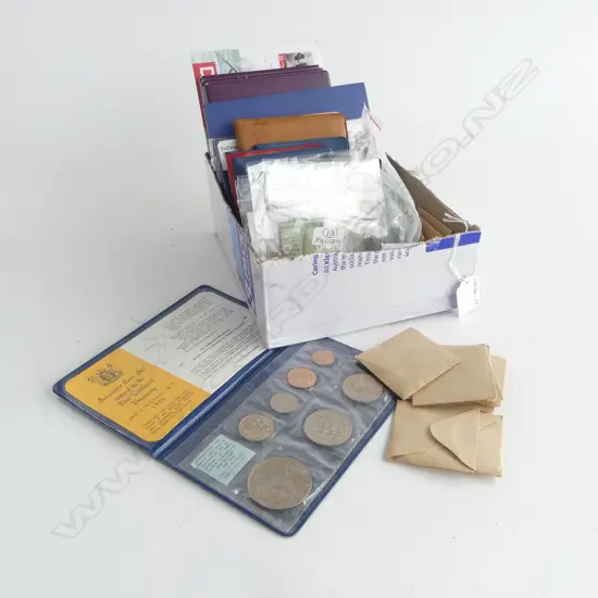 ASST. BRITISH & NZ COMMEMORATIVE COIN PACKS & WORLD COINS, INCLDS 3 PACKS 1970 COINAGE of GREAT BRITAIN & NTHERN IRELAND