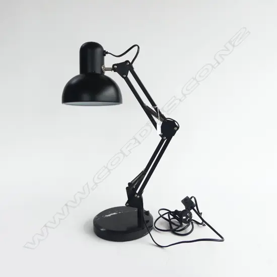 BLACK DESK TABLE LAMP , NOT WORKING, H.600MM