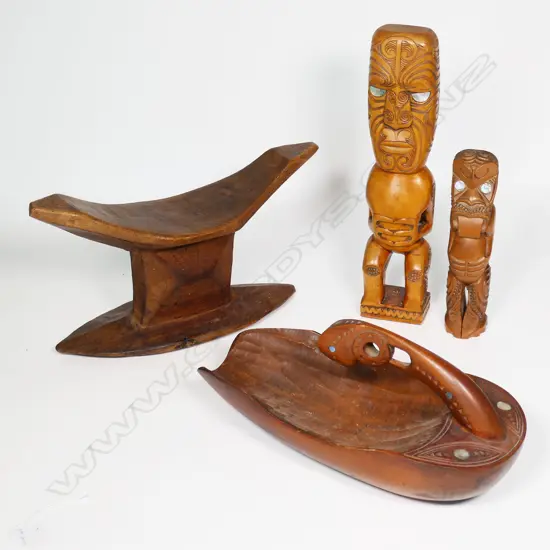 MAORI CONTEMPORARY CARVED BAILER