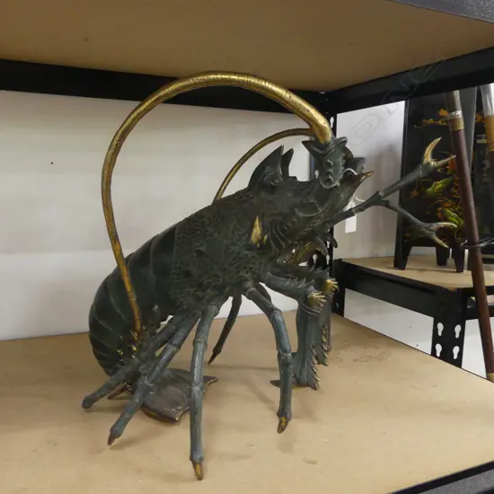 BRONZE LOBSTER H.325mm