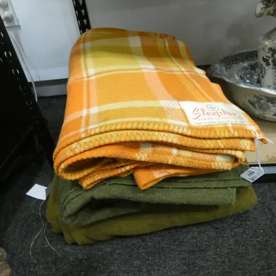 3 WOOL BLANKETS