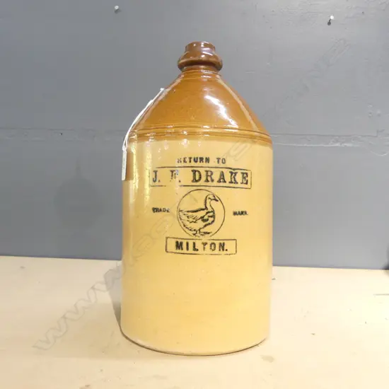 CROCK - J F DRAKE MILTON (repaired top) H.340mm