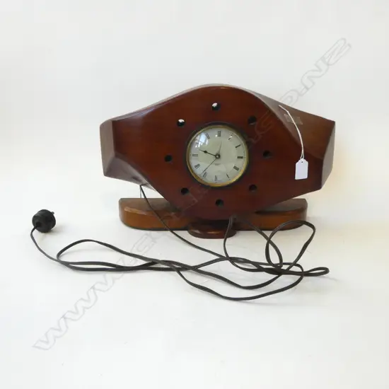 SMITHS SECTRIC CLOCK IN WOODEN PROPELLER W.445mm 