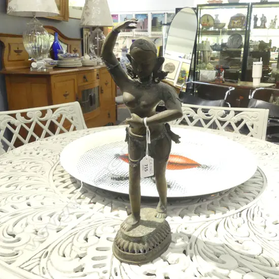 INDONESIAN METAL DANCING WOMAN H.410mm