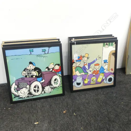 10 CARTOON PRINTS H300 W300MM