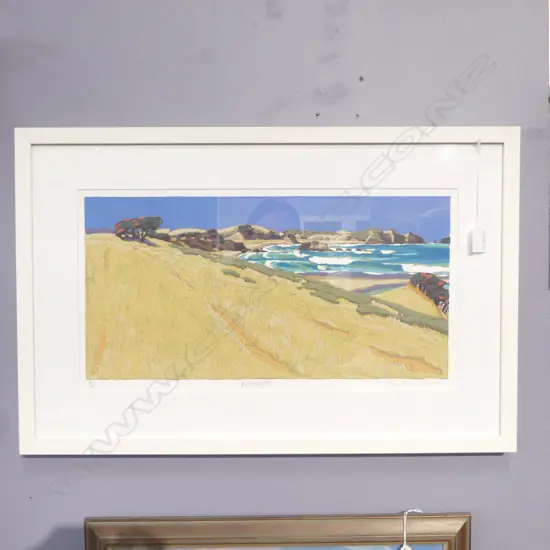 TOM BURNETT 'MIMIWHANGATA' SCREEN PRINT '09 41/200 265x500mm