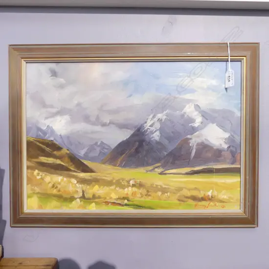 HARRY SMITH 'AHURIRI' OIL on BOARD, signed & dated 1975, H.300 X 440mm