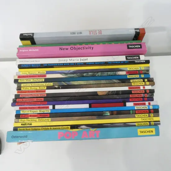22 TASCHEN ART REF BOOKS