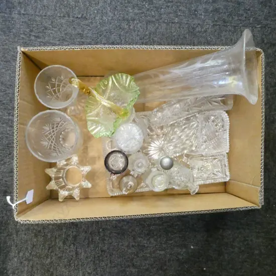 ASST. CRYSTAL & GLASSWARE