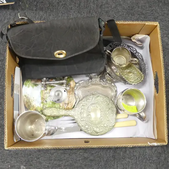 EP, 1970s ELEPHANT SKIN HAND BAG ETC