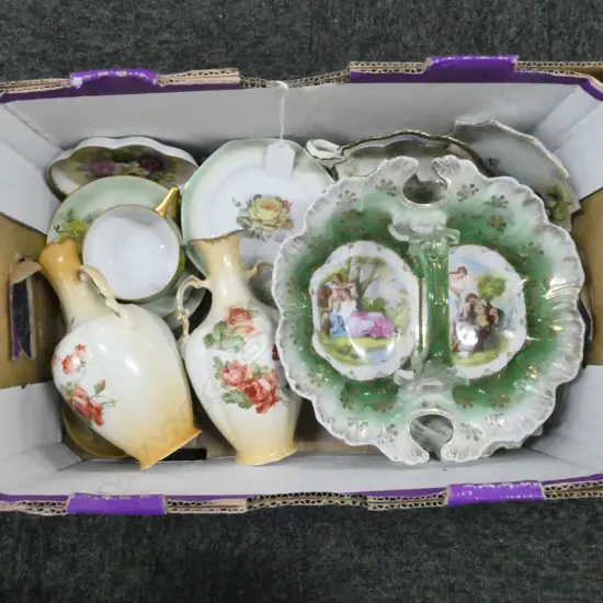 COLLECTION CONT CHINA OURDERVES PLATES VASES H180MM DISHES ETC