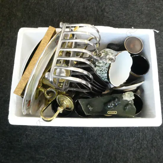 PURBECK COFFEE SET, PLATES, EP TOAST RACK ETC