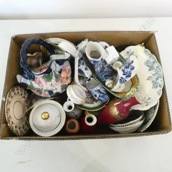 ASST. FANCY CHINA Incl. LIMOGES, DELFT etc