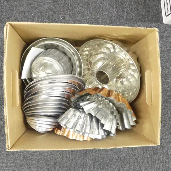 ASST. METAL FOOD MOULDS