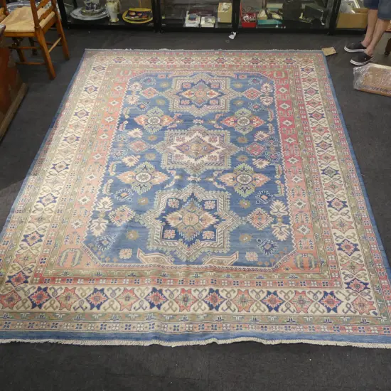 LARGE HAND KNOTTED GHAZNI AFGHAN RUG 3000x2500mm