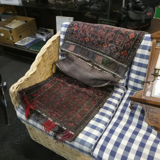 PR PERSIAN HAND KNOTTED SADDLE BAGS L1430 W580MM