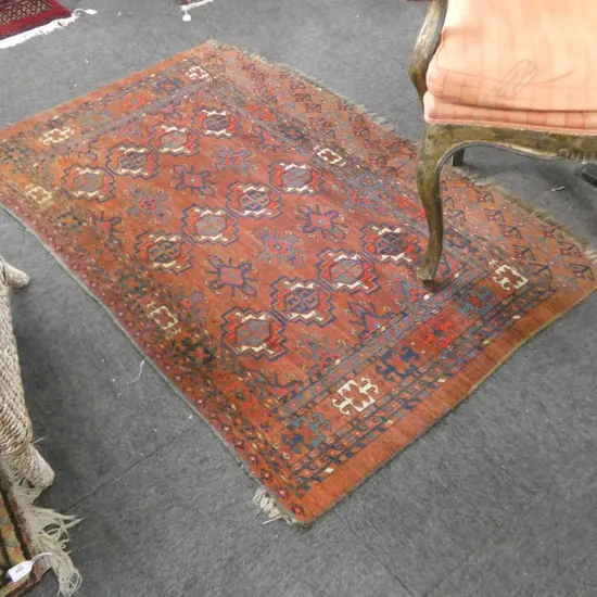 ANTIQUE BALUCHI HAND KNOTTED ALL WOOL RUG
