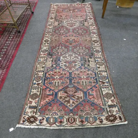 HAND KNOTTED WOOL PILE RUNNER 2900x1050mm