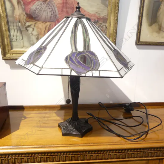 TIFFANY STYLE DESK LAMP H.530mm