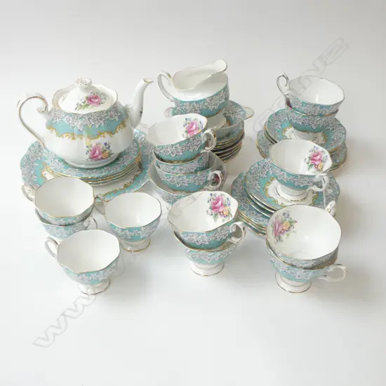 ROYAL ALBERT 'ENCHANTMENT' TEA SERVICE 